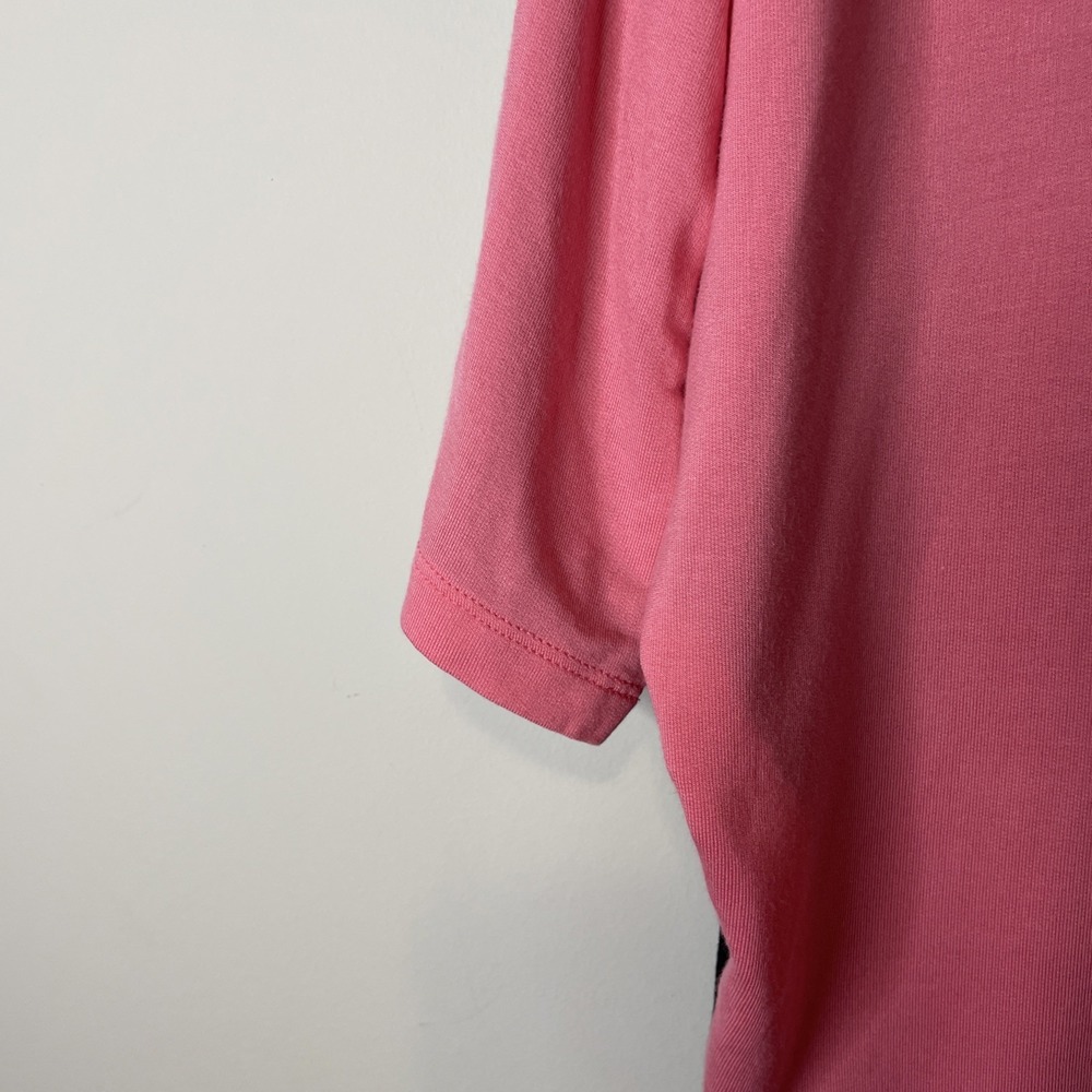 Lauren Ralph Lauren Women's M Red Solid Knit Crew Neck Logo Long Sleeve‎ T-Shirt - Picture 2 of 10